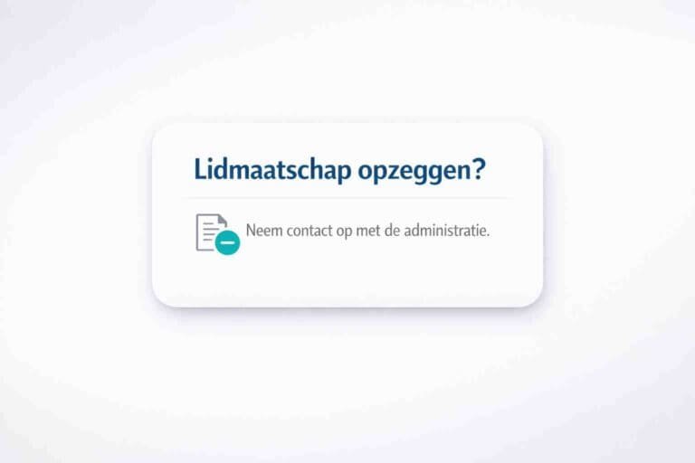 Lidmaadschap opzeggen ?
